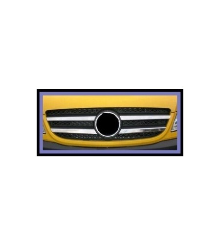 Mercedes Vito 2010+ FRONT GRILL - STEEL - stainless - 2104030070 - Lights and Styling