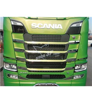 SCANIA R/S Serie 16+ Grille contour kit (5 pcs) - 3F006SC.S