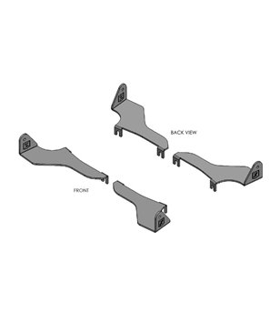 Ford Raptor 2017+ Front Bumper Top LED Kit - Z325662-KIT - Lights and Styling