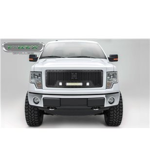 Ford F150 2013-2014 Stealth Laser Torch Grille incl Led - 7315721-BR