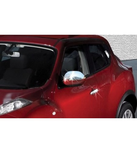 Nissan Juke 2010+ MIRROR COVER (set) stainless - 2402120114 - Lights and Styling