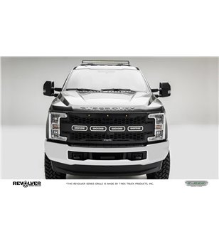 Ford Super Duty 2017- Revolver Grille Chrome Studs incl 4x 6" Led (SD w cam)