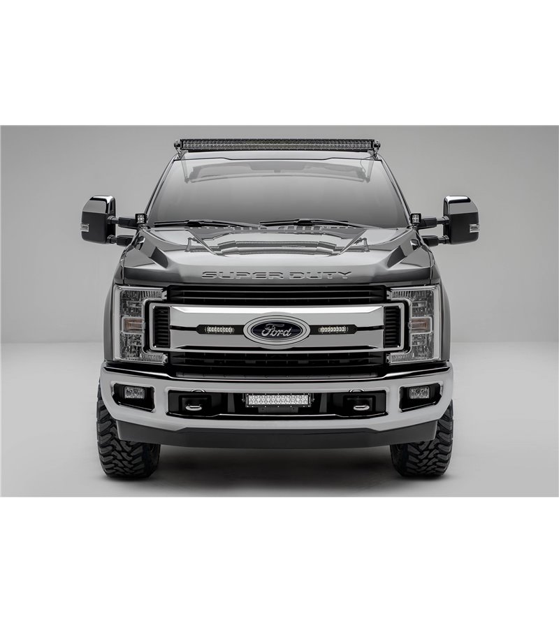 Ford Super Duty 2017- Grille LED Kit Black - incl 2x 6" led (XLT) - Z415571-KIT - Lights and Styling Ford Super Duty 2017- Grille LED Kit Black - incl 2x 6" led (XLT) - Z415571-KIT - Lights and Styling