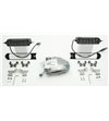 Ford Super Duty 2017- Grille LED Kit Black - incl 2x 6" led (XLT) - Z415571-KIT - Lights and Styling