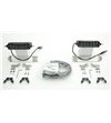 Ford Super Duty 2017- Grille LED Kit Brushed - incl 2x 6" led (XLT) - Z415573-KIT - Lights and Styling