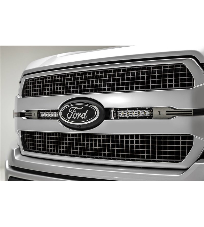 Ford F150 2018- Grille LED Kit Brushed - incl 2x 6" led (Platinum) - Z415583-KIT - Lights and Styling Ford F150 2018- Grille LED Kit Brushed - incl 2x 6" led (Platinum) - Z415583-KIT - Lights and Styling