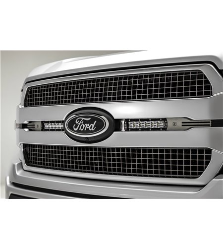 Ford F150 2018- Grille LED Kit Brushed - incl 2x 6" led (Platinum) - Z415583-KIT - Lights and Styling