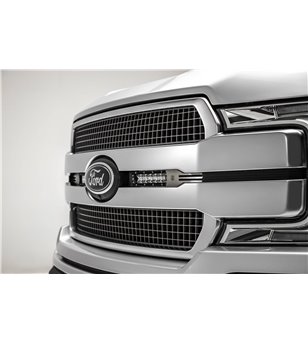 Grille kit - Z-Roadz - OEM Grille Kit - 2x 6'' LED bar (single) - Brushed stainless steel - Ford - F150 - 2018-2020
