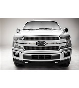 Ford F150 2018- Grille LED Kit Brushed - incl 2x 6" led (Platinum) - Z415583-KIT - Lights and Styling