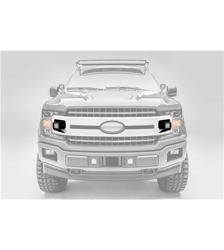 Ford F150 2018- Grille LED Kit - incl 2x 3" led (XLT, Sport, Super Crew) - Z415751-KIT - Lights and Styling