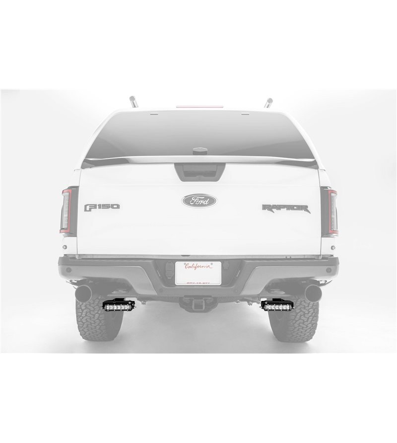 Ford Raptor 2017+ Rear Bumper LED Kit incl 2x 6" Led - Z385662-KIT - Lights and Styling Ford Raptor 2017+ Rear Bumper LED Kit incl 2x 6" Led - Z385662-KIT - Lights and Styling