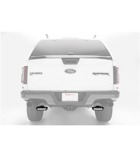 Ford Raptor 2017+ Rear Bumper LED Kit incl 2x 6" Led - Z385662-KIT - Lights and Styling