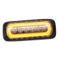 Warning light - Ledson - Halo - 5.1" - 13cm - Clear - Position light Amber - 14 flash patterns - Amber - R65 - 12V-24V Warning light - Ledson - Halo - 5.1" - 13cm - Clear - Position light Amber - 14 flash patterns - Amber - R65 - 12V-24V