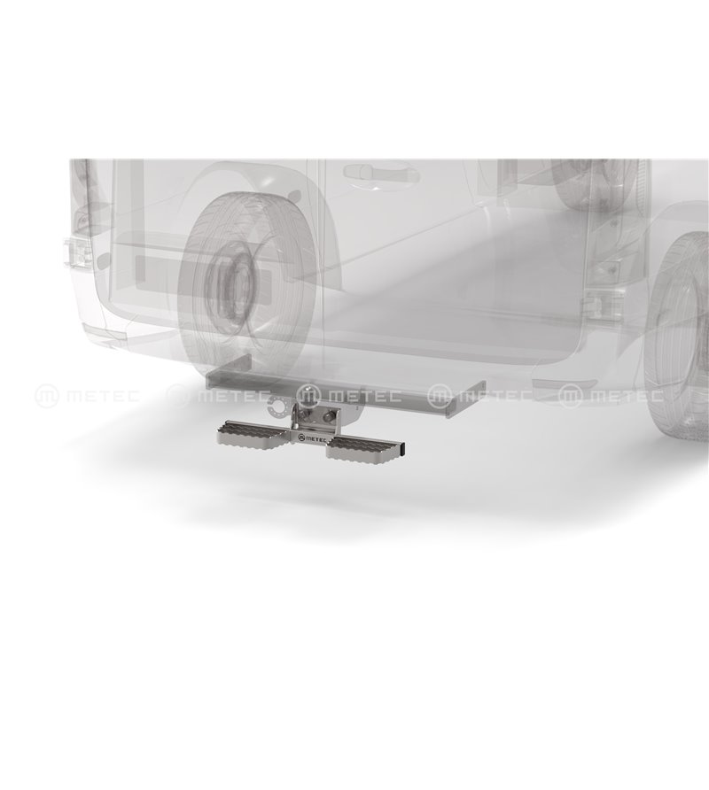 RENAULT MASTER 19+ RUNNING BOARDS to tow bar pcs SMALL - 888419 - Rearbar / Opstap - Verstralershop