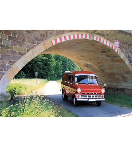 Solskydd - Classic - Rök/Röd/Blå/Grön - Ford - Transit - MK1 - 1965-1978