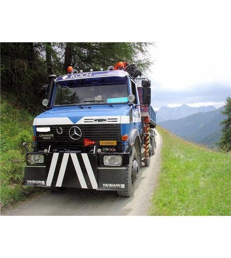 Sonnenblende - Klassisch - Rauch/Rot/Blau/Grün - Unimog - 1960+