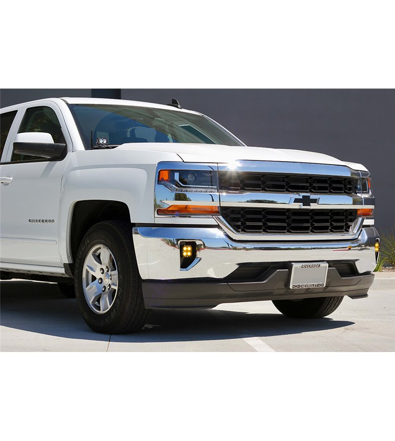 Chevrolet Silverado 16-18 - Baja Designs White Sport Fog Pocket Kit - 447536 - Lights and Styling