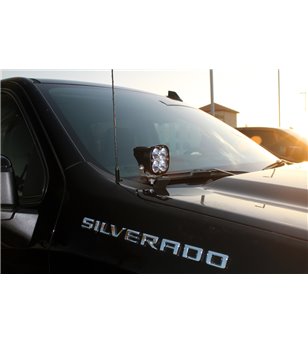 Chevrolet Silverado 1500 19- Baja Designs, A-Pillar Mount Kit - Squadron Pro Spot - 447525 - Lights and Styling
