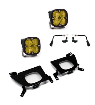 Chevrolet Silverado 1500 19- - Baja Designs Amber Sport Fog Pocket Kit - 447518 - Lights and Styling