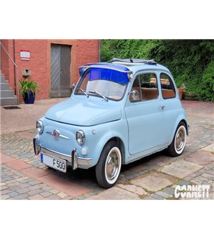 Solskydd - Classic - Rök/Röd/Blå/Grön - Fiat - 500 - 