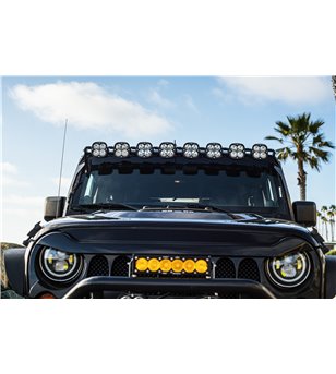 Jeep Wrangler JK 2007–2018 Baja Designs XL verknüpfbarer Dachträgersatz - 447099 - Lights and Styling