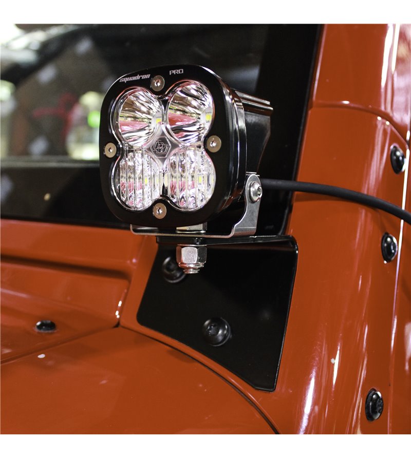 Jeep Wrangler JK 2007–2018 Baja Designs A-Säulen-Montagesatz - 447006 - Lights and Styling