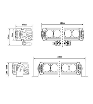 Lazer Triple-R 750 Gen2 med positionsljus - 00R4-G2-B