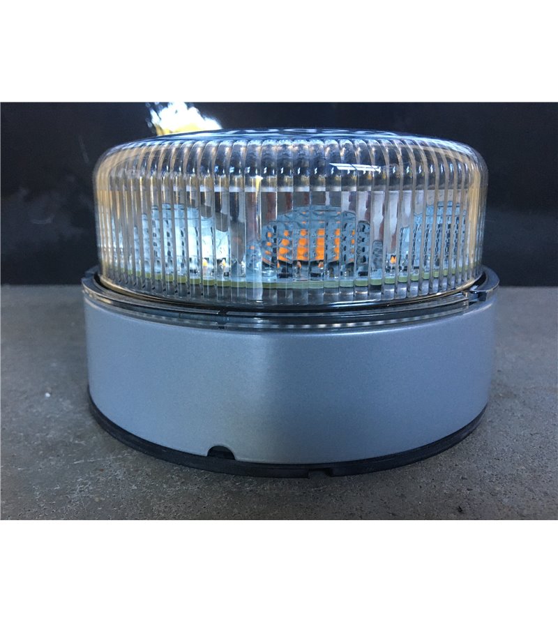 Gyrophare Flash Hella K LED Orange Extra Compact 12-24 Volts 000DE3