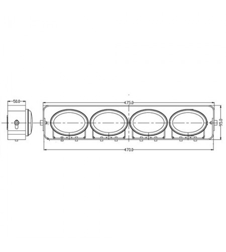 Verstraler - Flextra - Lightbar - 19.3" - 49cm - Driving