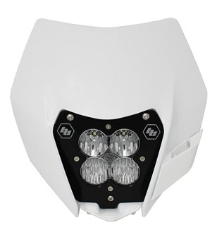 KTM EXC/MXC/XCF/XCF-W Electric start (4str) 14-16 - Baja Designs Headlight XL Pro Kit w/ shell AC