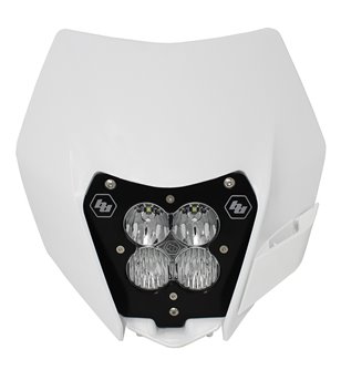 KTM EXC/MXC/XCF/XCF-W Electric start (4str) 14-16 - Baja Designs Headlight XL Pro Kit w/ shell DC - 507091