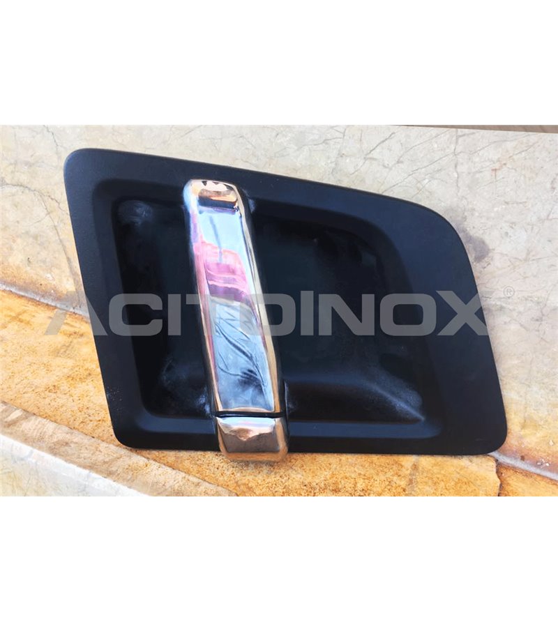 SCANIA R/S Serie 16+ Deurhendel cover - Grip - APRSC197 - RVS / Chrome accessoires - Verstralershop SCANIA R/S Serie 16+ Deurhendel cover - Grip - APRSC197 - RVS / Chrome accessoires - Verstralershop