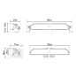 LED bar - Lazer - Linear 18 - Elite - 20.5" - 52cm - Positielicht Wit - Driving