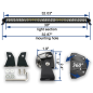 LED bar - Angry Moose - Single NS 5 - 30 - 32" - 81.2cm - Driving Spot Combo LED bar - Angry Moose - Single NS 5 - 30 - 32" - 81.2cm - Driving Spot Combo
