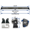 AngryMoose SINGLE NS 5 30'' combi - SNS-5-30C - Lights and Styling