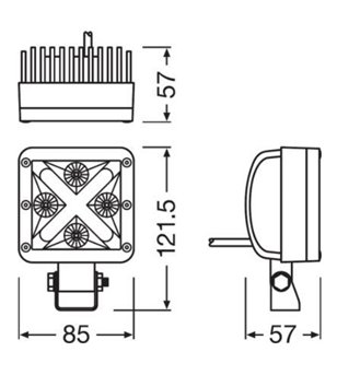 Osram LEDriving CUBE MX85-WD - Wide + DRL - LEDDL101-WD - Verlichting - Verstralershop