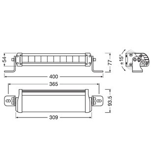 Osram LEDriving LIGHTBAR FX250-CB - Combo - LEDDL103-CB - Lights and Styling