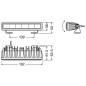 LED Light bar - OSRAM - LEDriving SX180-SP - 7.2" - 18.2cm - Xenon white - Spot