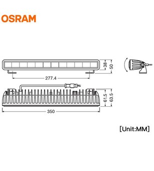 Osram LEDriving LIGHTBAR SX300-SP - Spot - LEDDL106-SP - Verlichting - Verstralershop