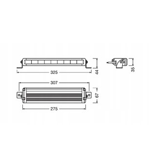Osram LEDriving LIGHTBAR VX250-SP - Spot - LEDDL115-SP - Lights and Styling