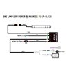 Lazer Wiring kit 1 lamp - lamp with position light (12V) - 1L-LP-PL-120