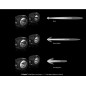Verstraler - Denali - DR1 - 3.7" - 9.5cm - Driving Spot Combo - Set