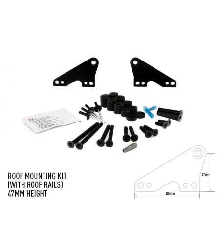 Lazer Roof Mounting Kit 47mm (Cars with roof rails) - 3001-C-47-K