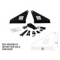 Montage - Lazer - Auto zonder roofrails - Set Montage - Lazer - Auto zonder roofrails - Set
