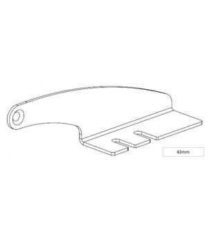 Lazer Dachmontagesatz 42 mm Ford Ranger 2019+ (mit Dachreling) - 3001-RANGER-42-K