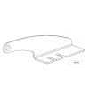 Ford Ranger 2019+ Lazer Roof Mounting Kit 42mm (with roof rails) - 3001-RANGER-42-K