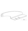 Lazer takmonteringssats 42 mm Ford Ranger 2019+ (med takreling) - 3001-RANGER-42-K