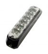 Flitslamp 6 Led Oranje 12-24V - single flash - 395701250 - Lights and Styling