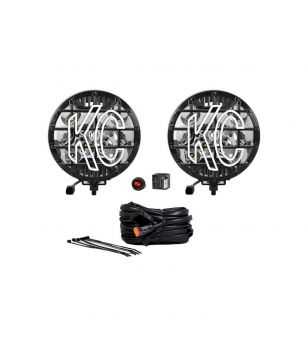 KC Hilites Slimlite LED 6" 2 Lights - 50W Spot Beam - 100