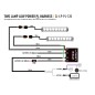 Kabelset - Lazer - 2 lampen - Incl. schakelaar - 3 pins - Superseal - 12V
